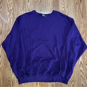 Vintage Polo Ralph Lauren XXL Purple Crewneck